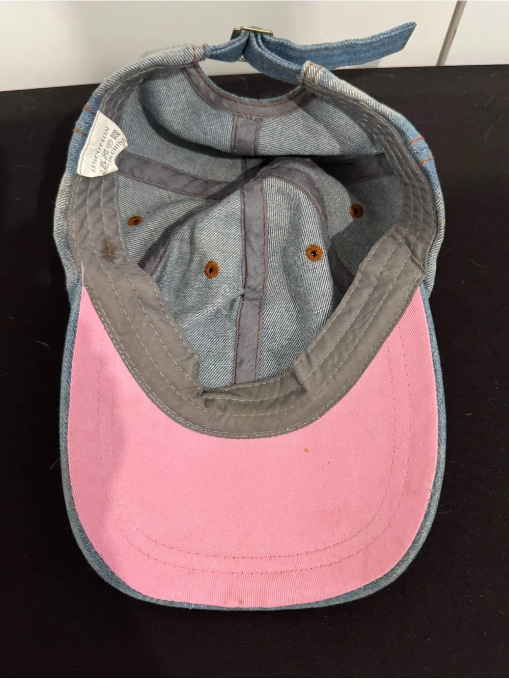 Denim Rhinestone Embellished SEXY Baseball Cap